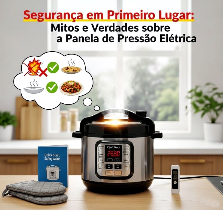 Segurança em Primeiro Lugar Mitos e Verdades Sobre a Panela de Pressão Elétrica