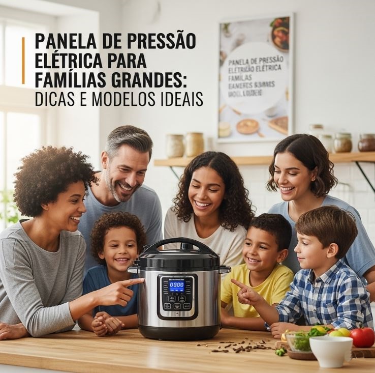 Panela de Pressão Elétrica para Famílias Grandes Dicas e Modelos Ideais