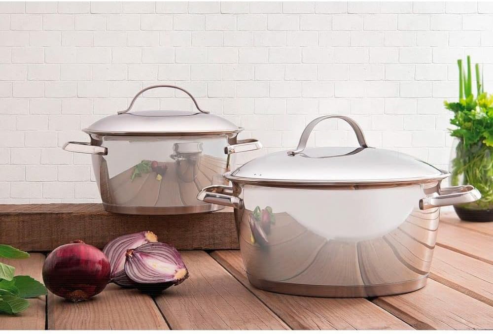 Caçarola Funda Tramontina Allegra em Aço Inox com Fundo Triplo 16 cm 1,5 L Eficiência, Estilo e Durabilidade na Sua Cozinha