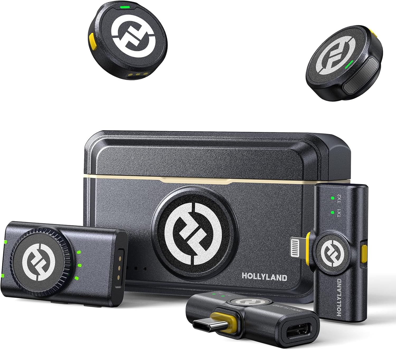 Hollyland Lark M2 Combo Microfone de Lapela Sem Fio Mais Vendidos na Amazon e Mercado Livre